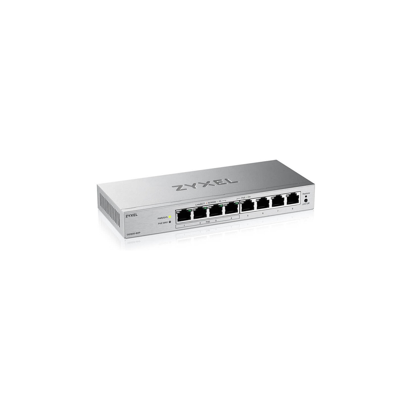 Zyxel GS1200-8HPV3 8-Port Gigabit PoE+ Web — Buy in Cyprus with Fast Delivery