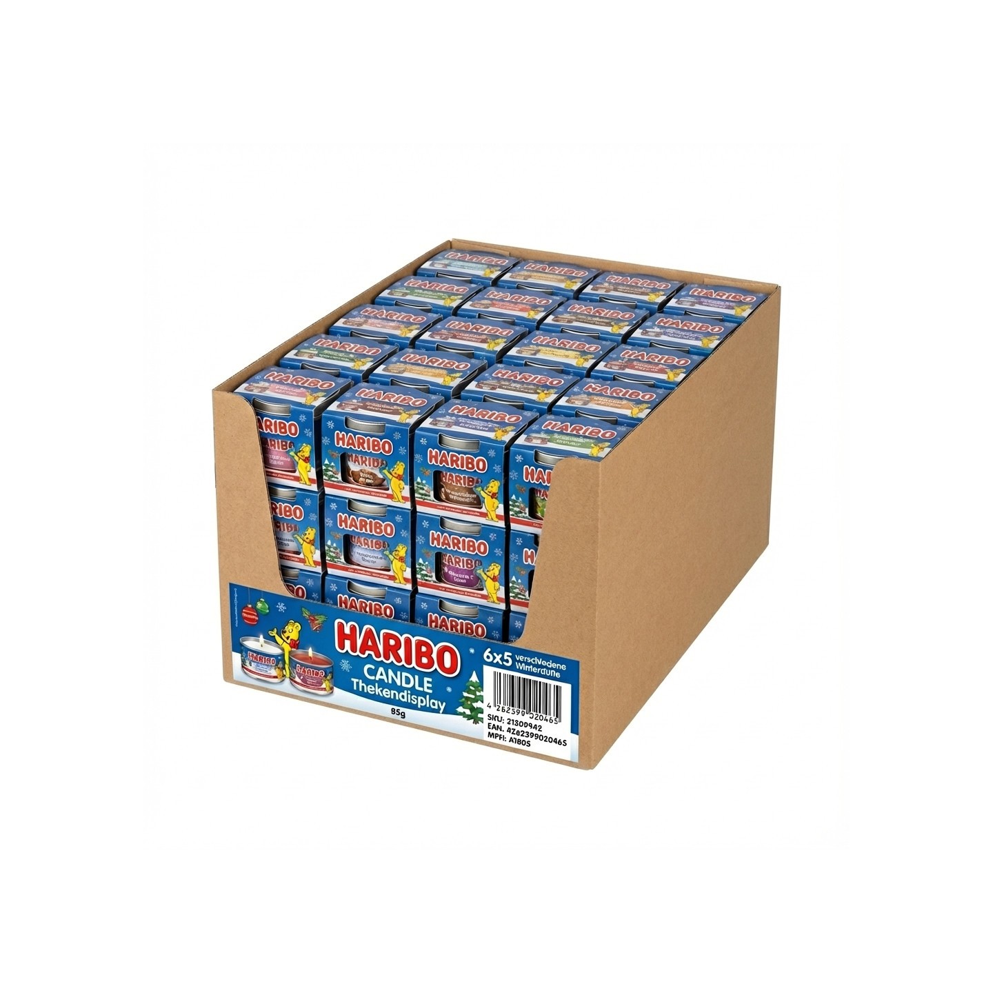 CANDLE Thekendisplay Haribo 85g 6x5 verschiedene Winterdüfte — Buy in Cyprus with Fast Delivery