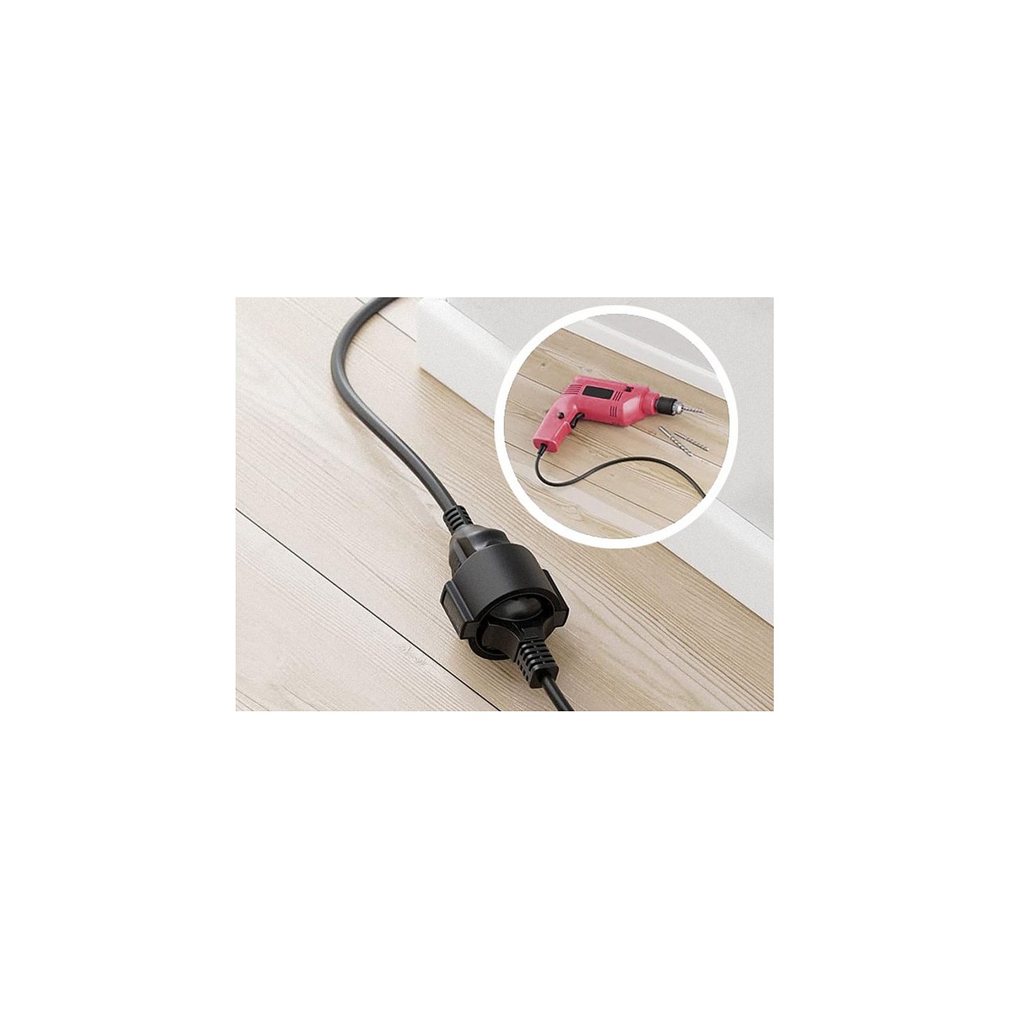Equip Stromkabel CEE 7 7- to CEE 7 3 St Bu schwarz 10.00m — Buy in Cyprus with Fast Delivery