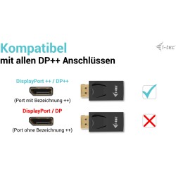 Buy i-tec Passive DisplayPort to HDMI Adapter - Black - Up to 4K@30Hz, Plug & Play in Cyprus, Nicosia, Limassol, Larnaka, Pafos