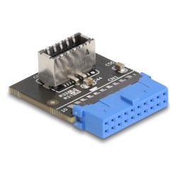 DELOCK USB 5 Gbps Adapter Pfostenbuchse zu intern USB Typ-E Key A Buchse gewinkelt — Buy in Cyprus with Fast Delivery