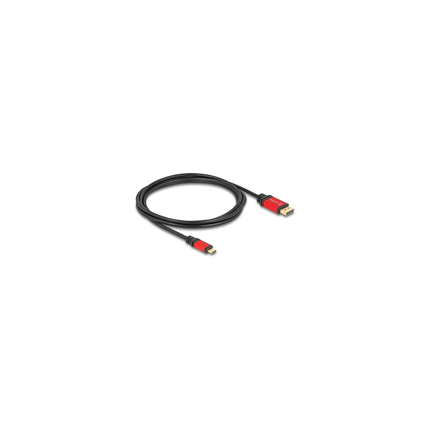 DELOCK ?USB Type-C zu DisplayPort Kabel DP Alt Mode 8K 30 Hz mit HDR Funktion 2m rot — Buy in Cyprus with Fast Delivery