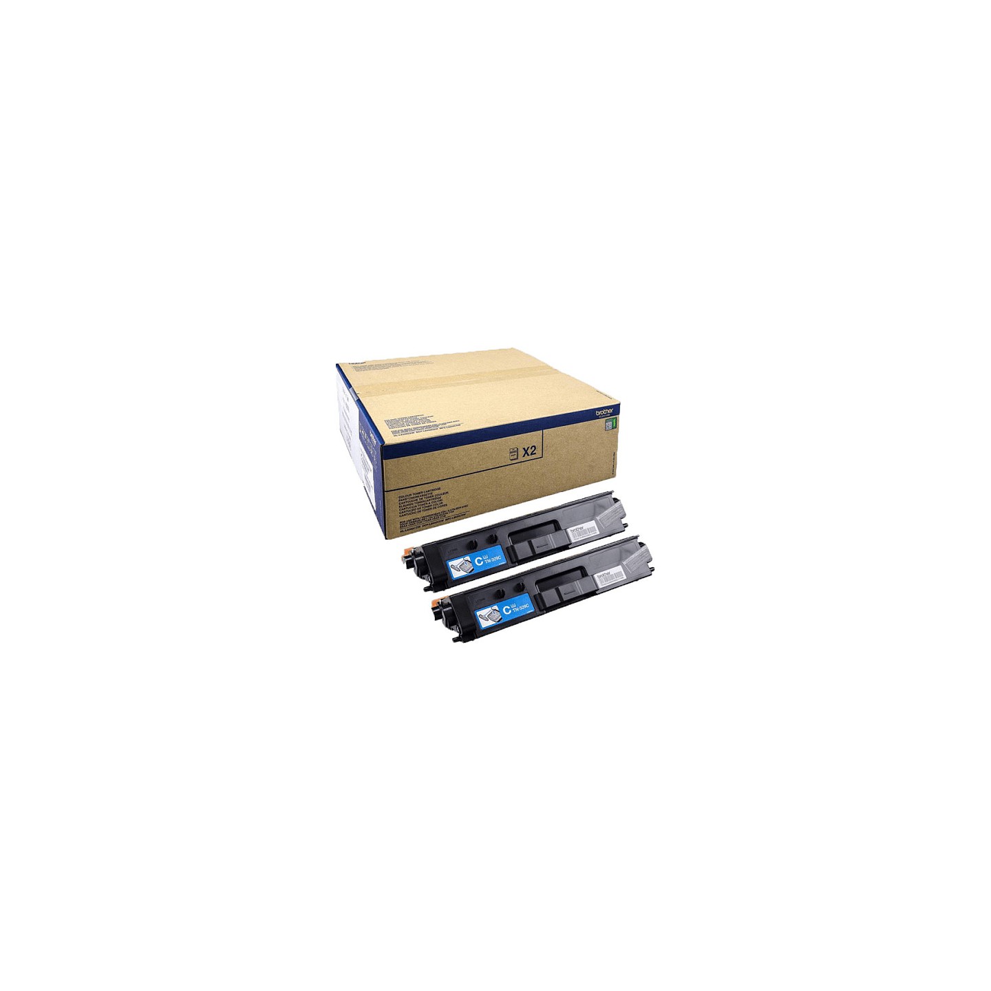 Brother Toner TN-329CTWIN Doppelpack Cyan (12000 Seiten) — Buy in Cyprus with Fast Delivery