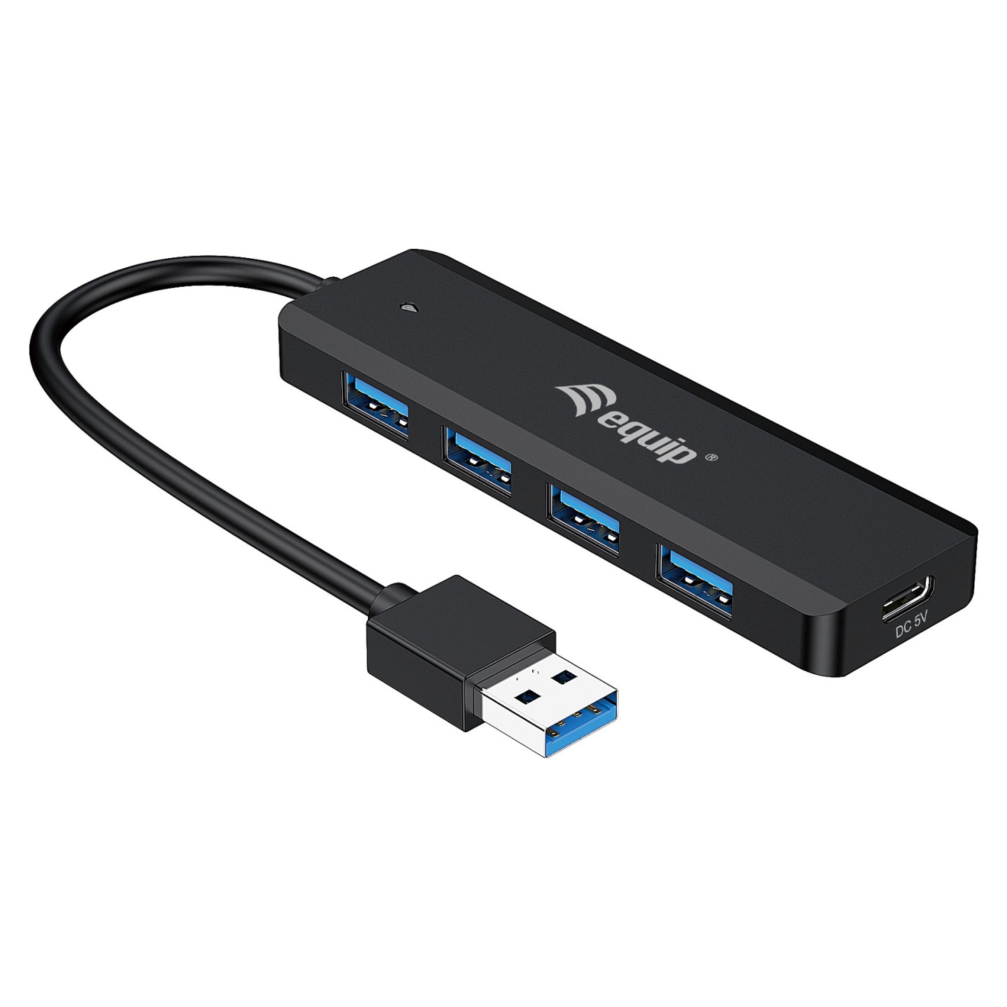 Equip USB-Hub 4-Port 3.2 - to 4x3.0 +USB-C Adp.5Gbps o.Netz.sw — Buy in Cyprus with Fast Delivery