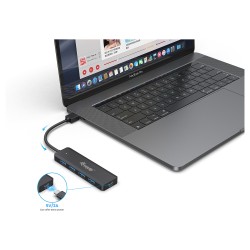 Equip USB-Hub 4-Port 3.2 - to 4x3.0 +USB-C Adp.5Gbps o.Netz.sw — Buy in Cyprus with Fast Delivery