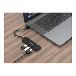 Equip USB-Hub 4-Port 3.2 - to 4x3.0 +USB-C Adp.5Gbps o.Netz.sw — Buy in Cyprus with Fast Delivery