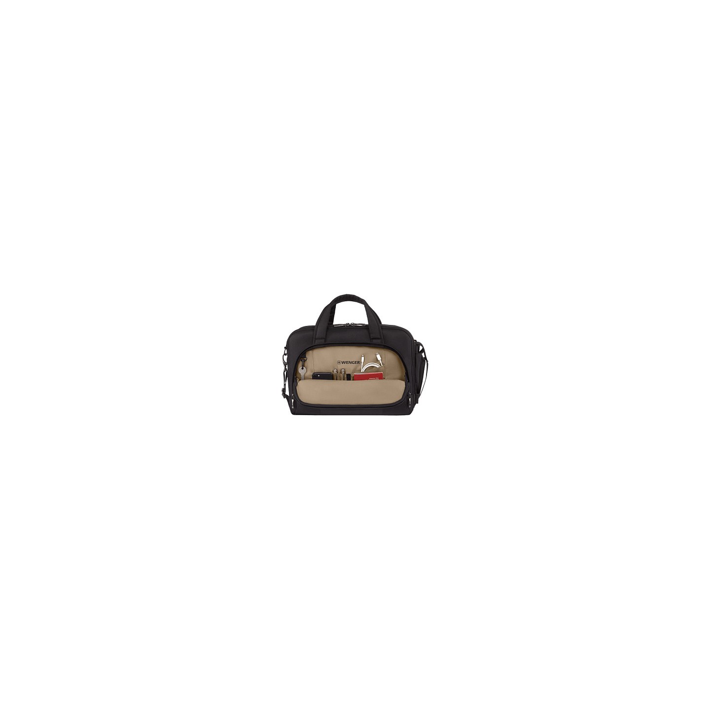 WENGER Cosmic Brief 35.56cm 14Zoll - 40.64cm 16Zoll Laptop Briefcase with Tablet Pocket Black