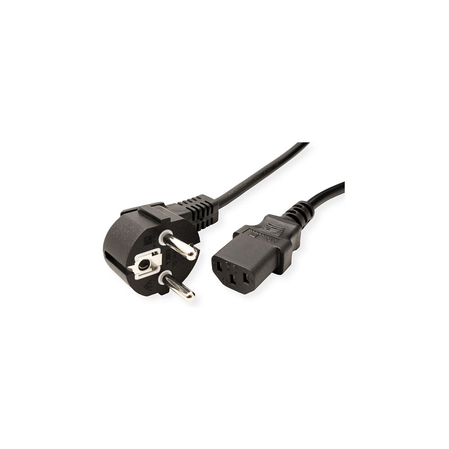 VALUE Netzkabel. gerade IEC-Buchse. schwarz. 3 m — Buy in Cyprus with Fast Delivery