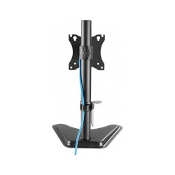 MANHATTAN Standfuss mit Halterung fr einen LED LCD-Monitor 43.2-68.6cm 17-27Zoll und bis 7kg neigbar schwenkbar hhenv...