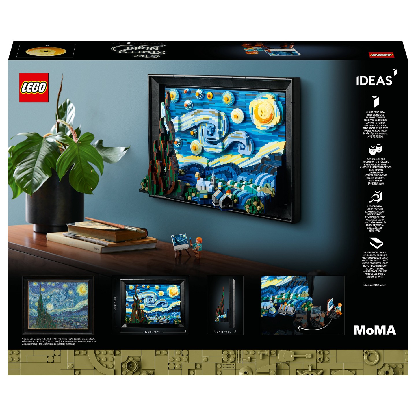 LEGO Ideas - Vincent van Gogh - Sternennacht — Buy in Cyprus with Fast Delivery