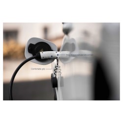 KFZ-Ladekabel für Elektroautos & PHEV - 5 m - Typ 2 auf Typ 2 - Mode 3 - 1-Phasig - 32 A - 7.4 kW - Schwarz