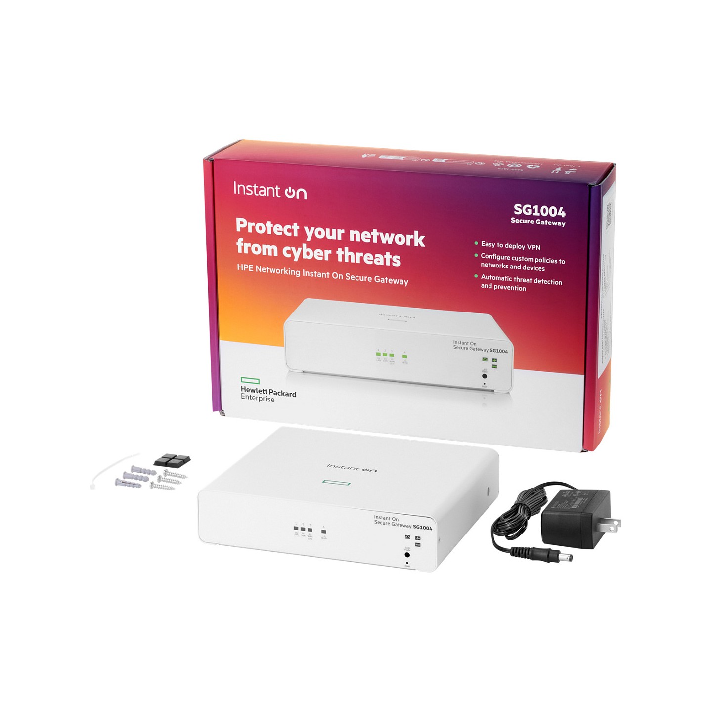 HPE Networking Instant On Secure Gateway 4-port Gigabit SG1004 EU en — Buy in Cyprus with Fast Delivery