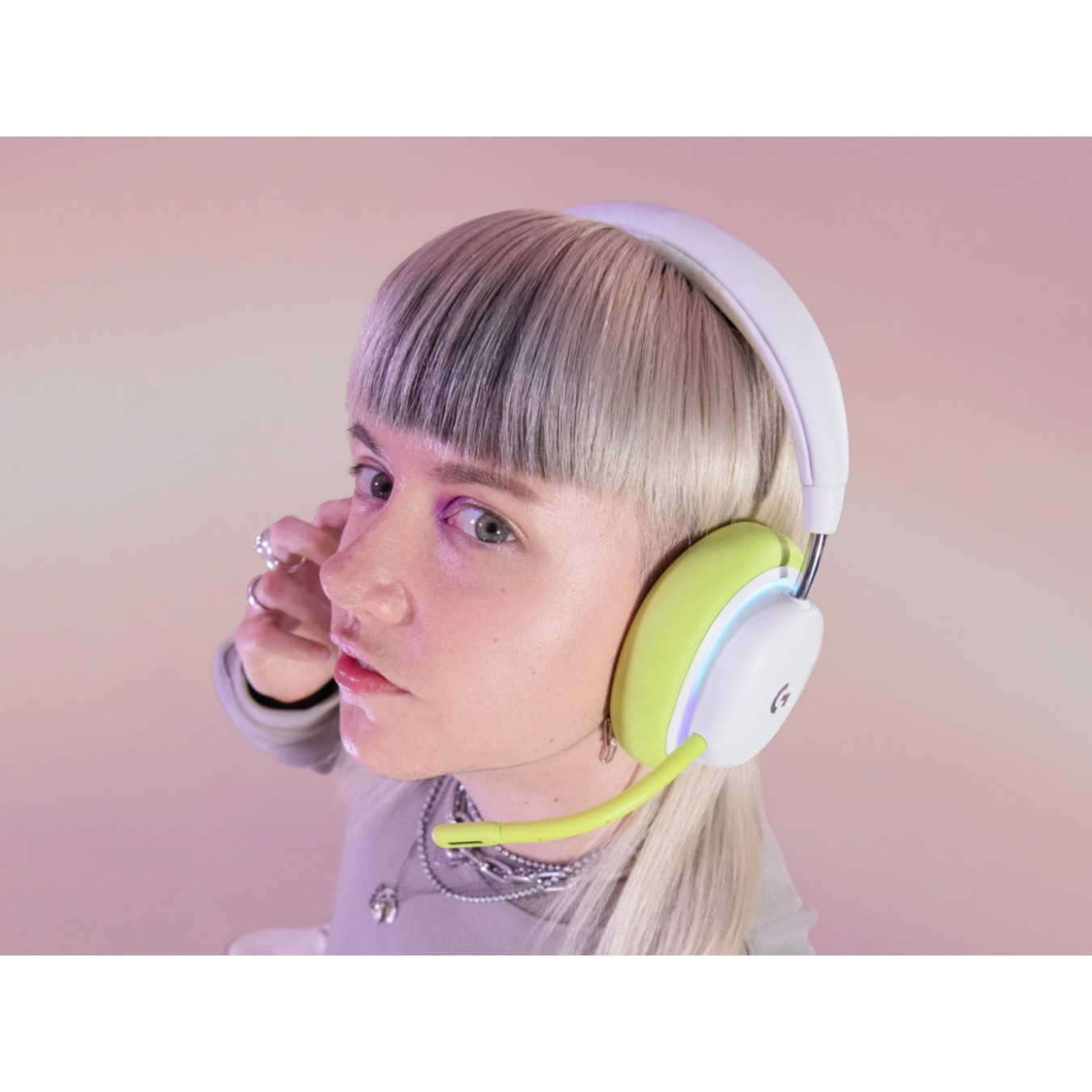 Logitech G G735 - LIGHTSPEED + Bluetooth Dual Wireless Gaming Headset, White Mist, 3.5mm — Buy in Cyprus with Fast Delivery