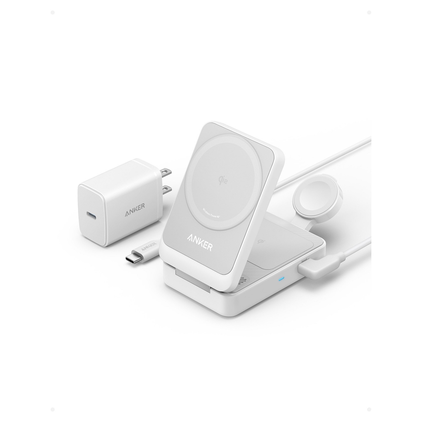Anker MagGo Wireless Charger 15W 3-in-1 Ladestation — Buy in Cyprus with Fast Delivery