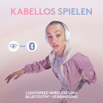 Logitech G G735 - LIGHTSPEED + Bluetooth Dual Wireless Gaming Headset, White Mist, 3.5mm — Buy in Cyprus with Fast Delivery