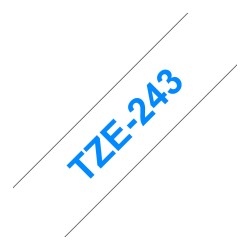 BROTHER P-Touch TZE-243 blau auf weiss 18mm — Buy in Cyprus with Fast Delivery