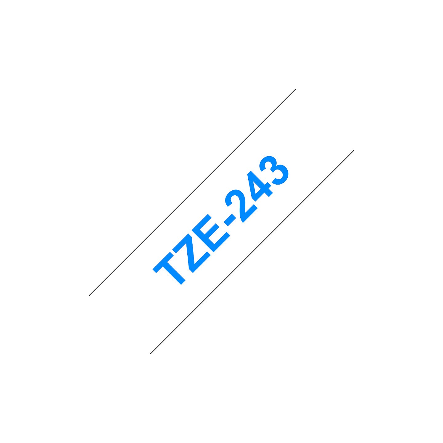 BROTHER P-Touch TZE-243 blau auf weiss 18mm — Buy in Cyprus with Fast Delivery