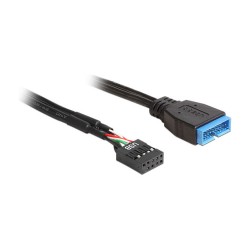 DELOCK Kabel USB 2.0 Pin Header Buchse to USB 3.0 Pin Header Stecker 60cm — Buy in Cyprus with Fast Delivery