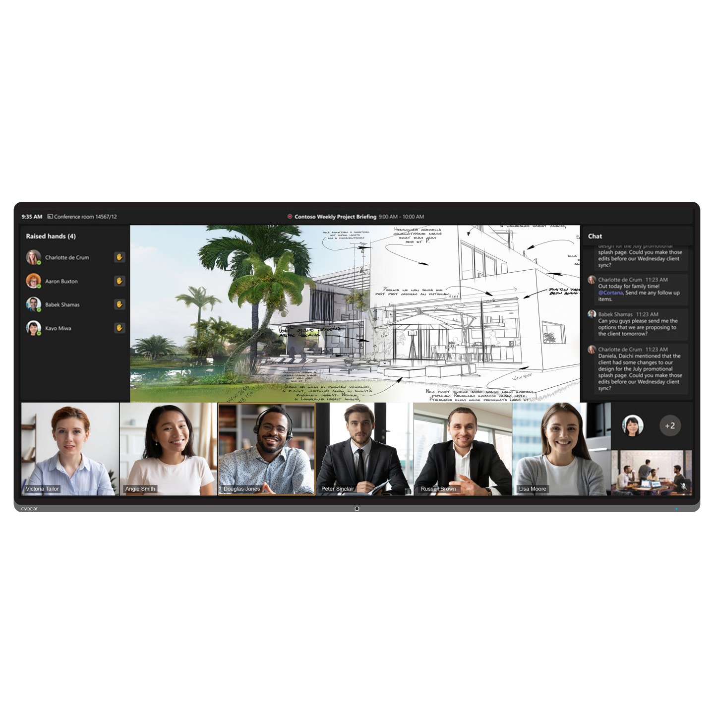 AVOCOR L Serie AVL-1050-T 267cm 21:9 105'' 5120x2160 4xHDMI USB TOUCH — Buy in Cyprus with Fast Delivery