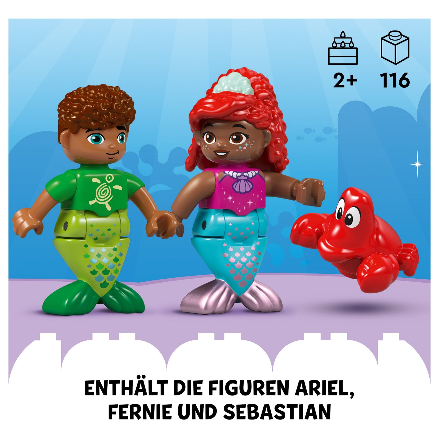 LEGO 10435 DUPLO Disney Arielles magischer Unterwasserpalast — Buy in Cyprus with Fast Delivery