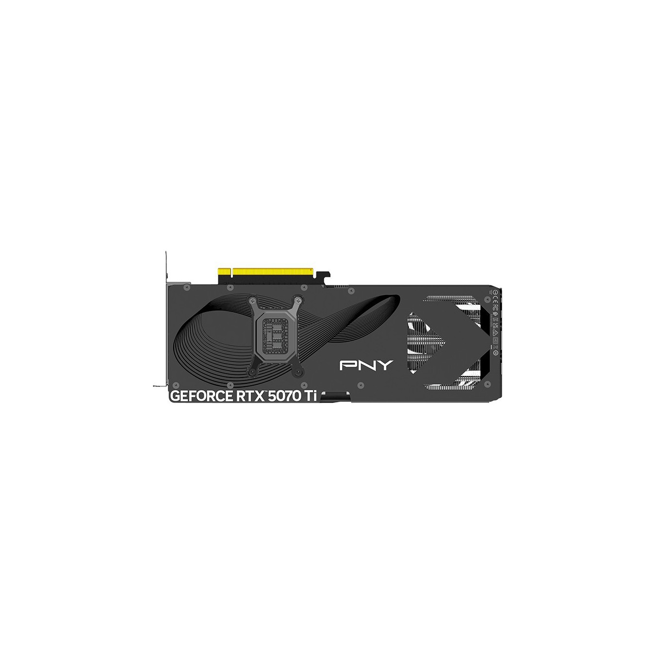 PNY GeForce RTX 5070 Ti Verto OC - 16GB GDDR7 - Black - 2572 MHz Boost - PCIe 5.0 x16, HDMI & 3x DP