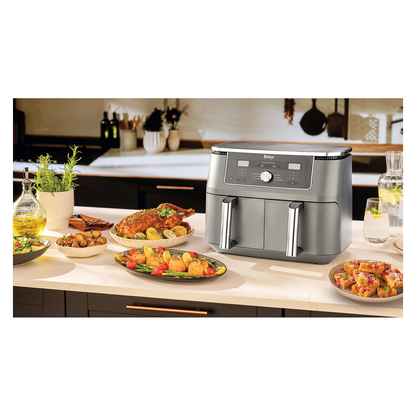 Ninja DZ400EU Dual Zone Heißluftfritteuse — Buy in Cyprus with Fast Delivery