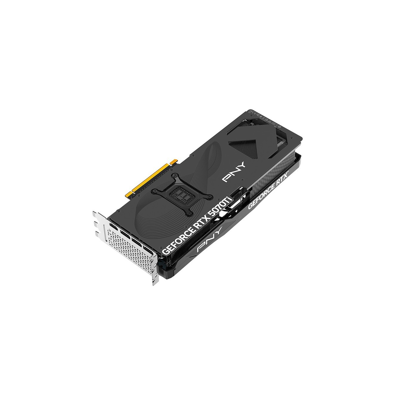 PNY GeForce RTX 5070 Ti Verto OC - 16GB GDDR7 - Black - 2572 MHz Boost - PCIe 5.0 x16, HDMI & 3x DP