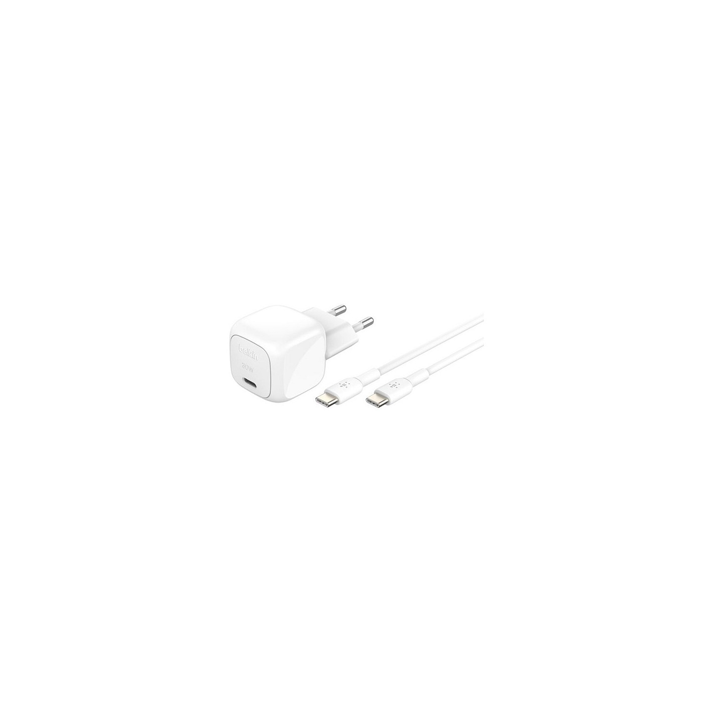 Belkin BOOST Charge USB-C USB-C 30WLad.PD.ws+Kab.WCA008kq1MWH-B6 — Buy in Cyprus with Fast Delivery