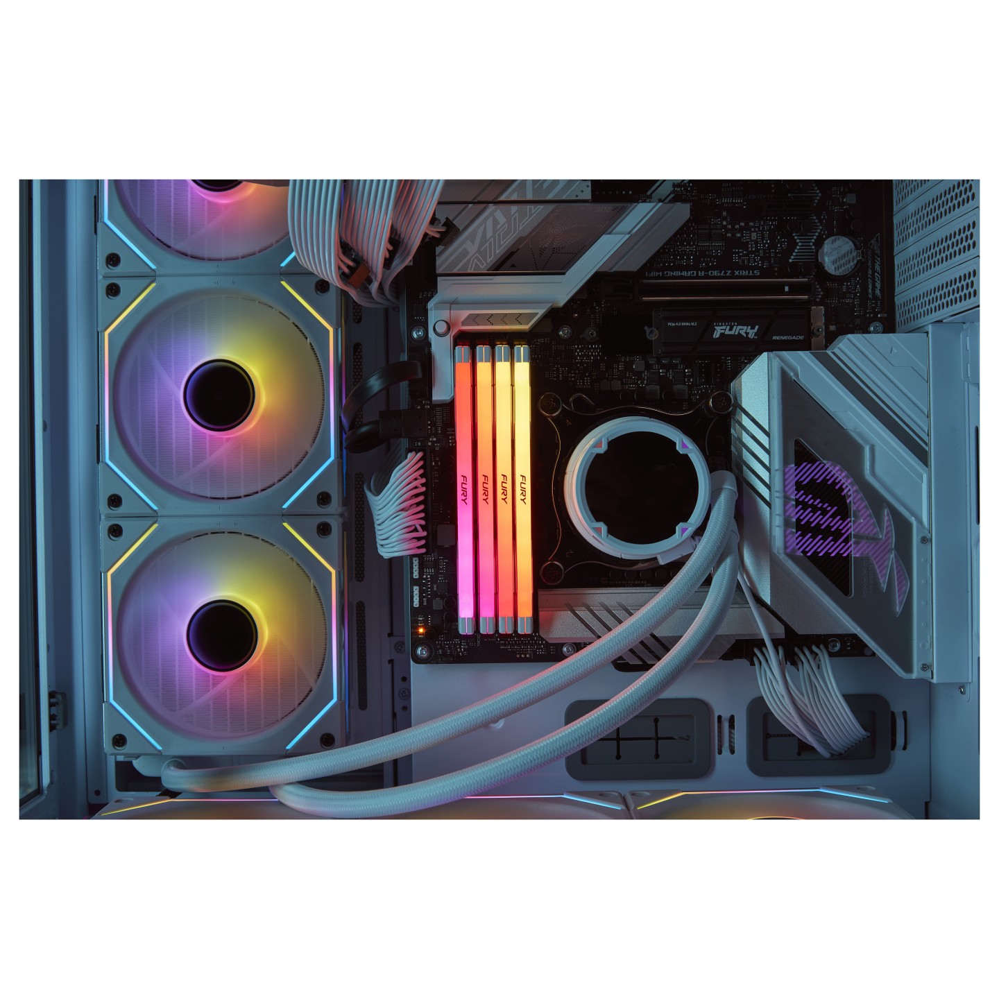 KINGSTON 32GB 6400MT s DDR5 CL32 DIMM FURY Renegade RGB White XMP — Buy in Cyprus with Fast Delivery