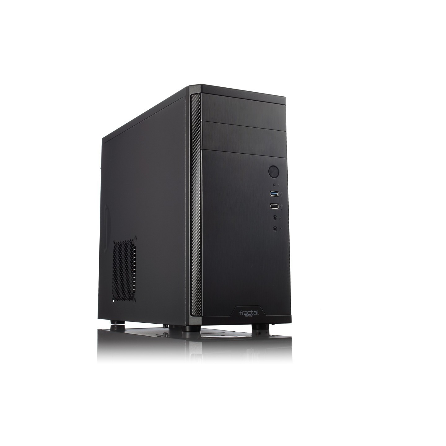 Fractal Design Core 1100 - Mini Tower Case (Micro-ATX / Mini-ITX) - Black, 350mm GPU, 148mm CPU Cooler