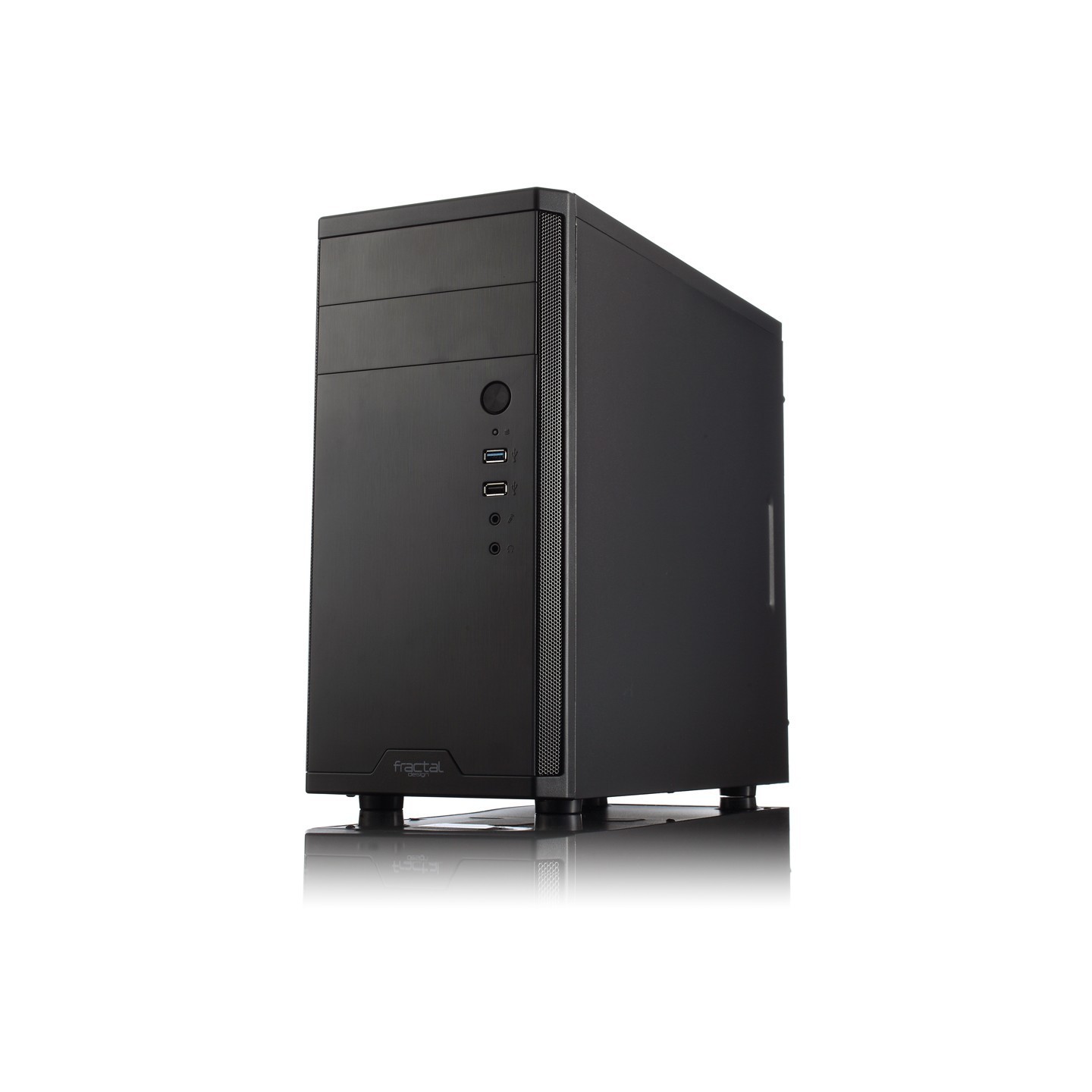 Fractal Design Core 1100 - Mini Tower Case (Micro-ATX / Mini-ITX) - Black, 350mm GPU, 148mm CPU Cooler