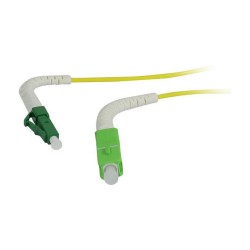 Synergy21 LWL-1-Faser-Patchk. 1.5mtr.LC(APC)-SC(APC). 9 125u. OS2. G657.A2. AD2mm. flexible Knickschutztülle