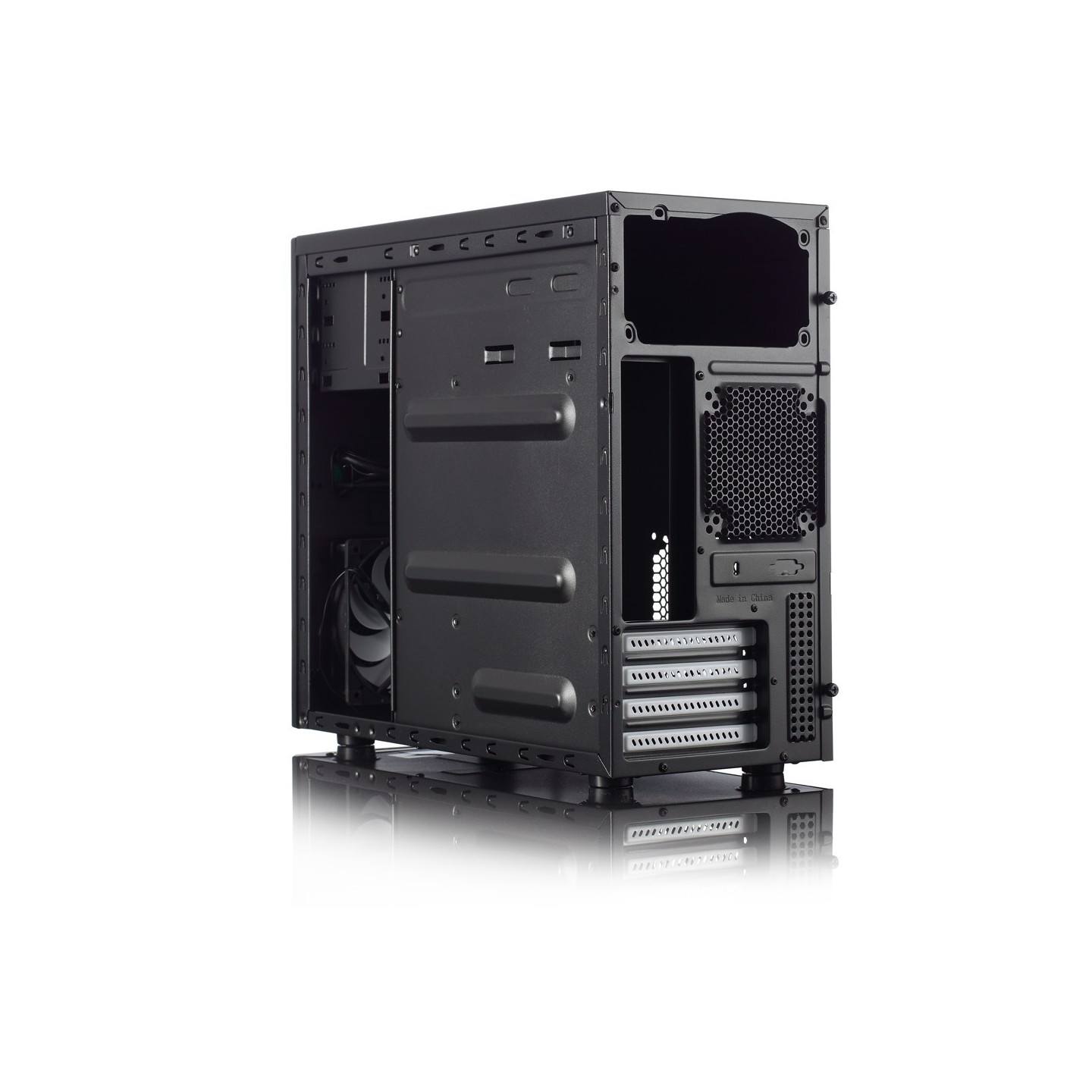 Fractal Design Core 1100 - Mini Tower Case (Micro-ATX / Mini-ITX) - Black, 350mm GPU, 148mm CPU Cooler