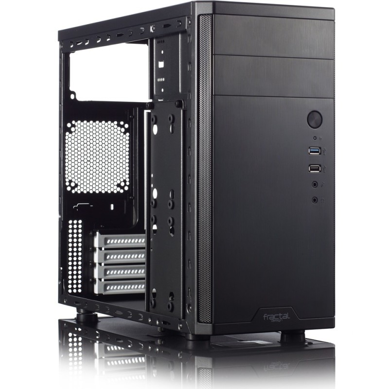 Buy Fractal Design Core 1100 - Mini Tower Case (Micro-ATX / Mini-ITX) - Black, 3... in Cyprus, Nicosia, Limassol, Larnaka, Pafos