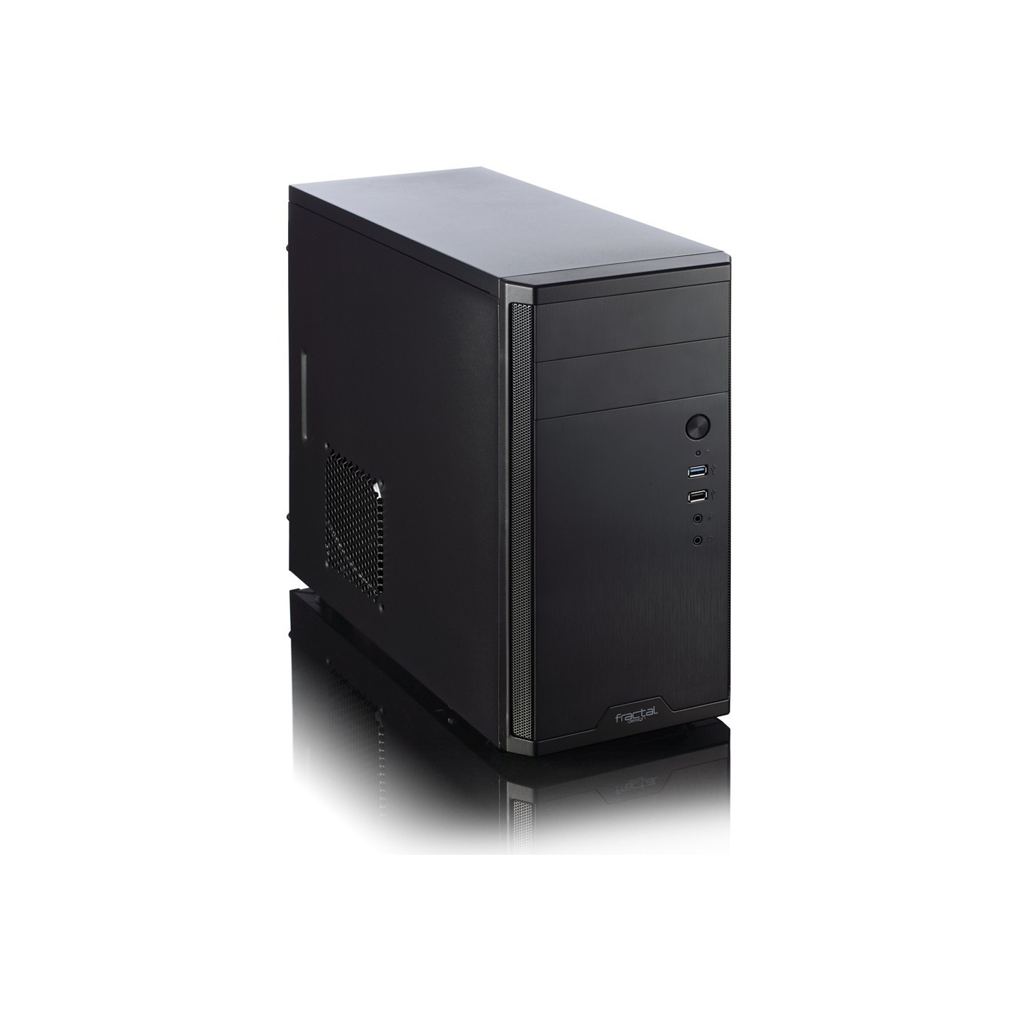 Fractal Design Core 1100 - Mini Tower Case (Micro-ATX / Mini-ITX) - Black, 350mm GPU, 148mm CPU Cooler