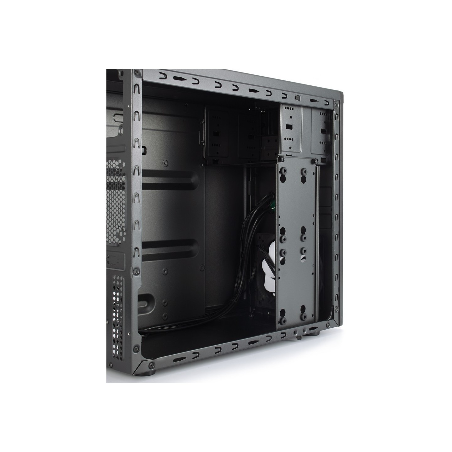 Fractal Design Core 1100 - Mini Tower Case (Micro-ATX / Mini-ITX) - Black, 350mm GPU, 148mm CPU Cooler