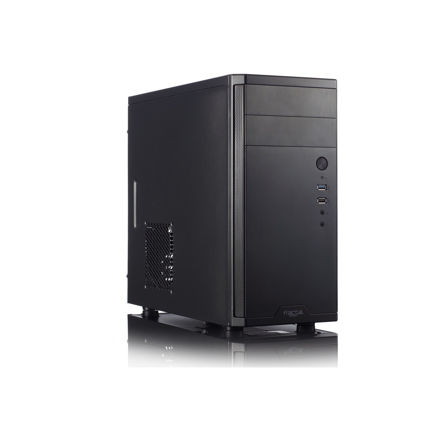 Fractal Design Core 1100 - Mini Tower Case (Micro-ATX / Mini-ITX) - Black, 350mm GPU, 148mm CPU Cooler