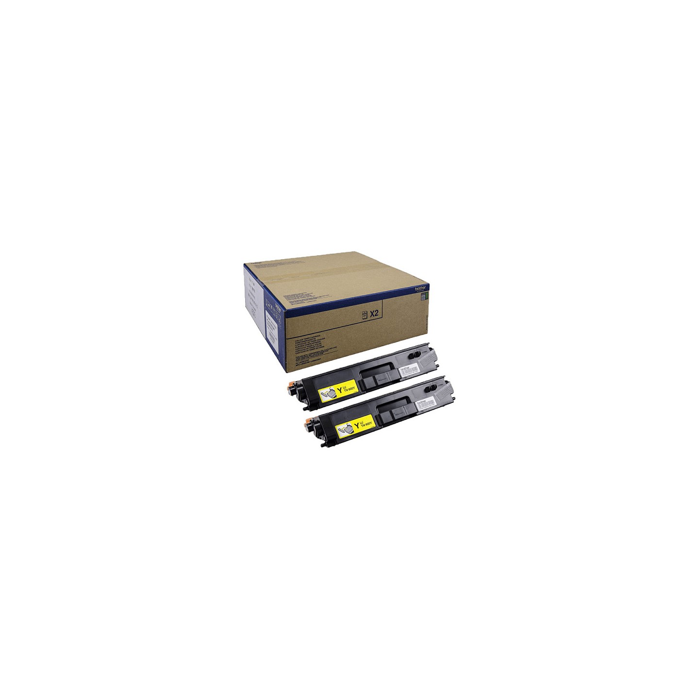 Brother Toner TN-900YTWIN Gelb Doppelpack (12000 Seiten) — Buy in Cyprus with Fast Delivery