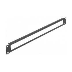 19? Netzwerkschrank Panel mit Öffnung 1 HE schwarz — Buy in Cyprus with Fast Delivery