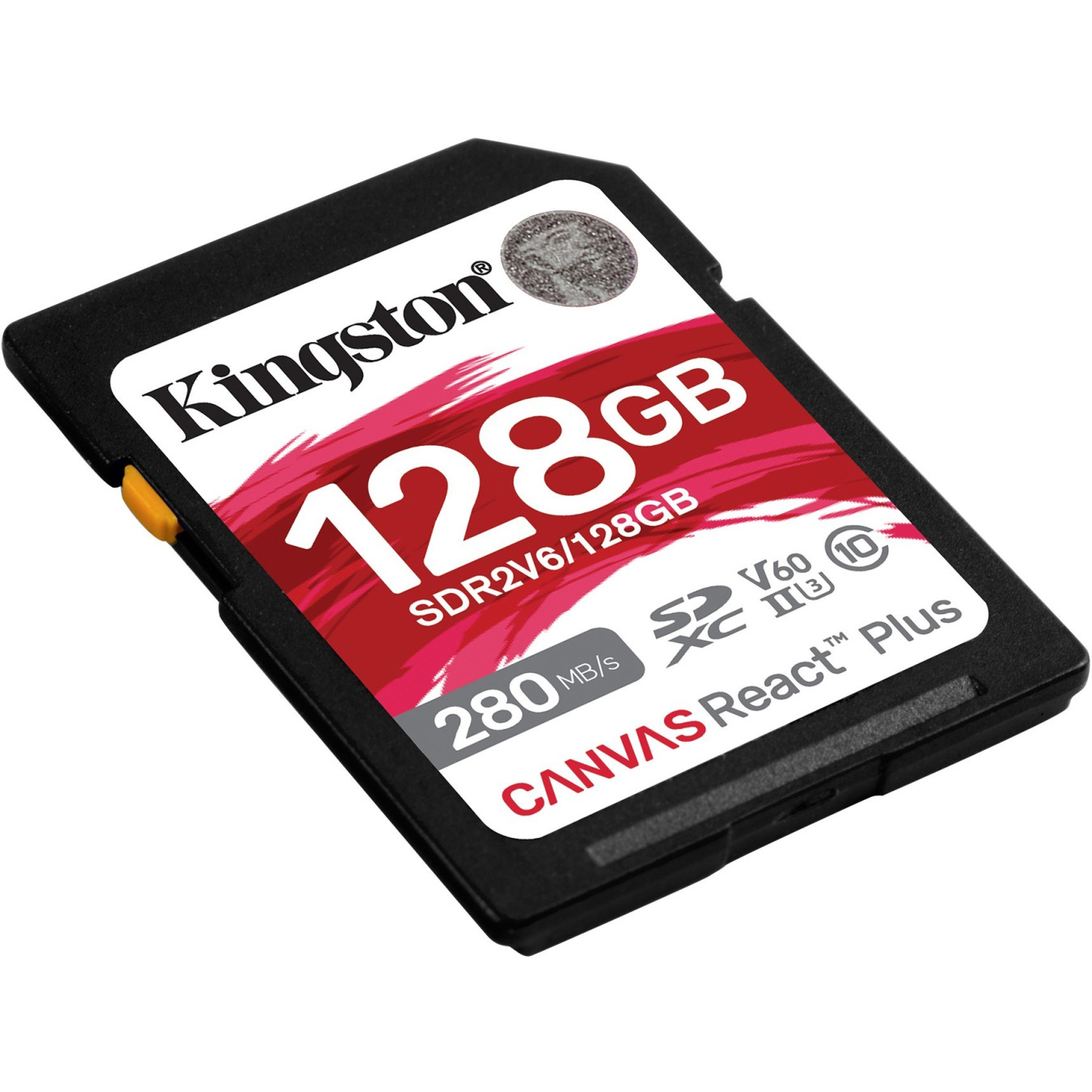 Kingston Canvas React Plus SDXC 128GB UHS-II (U3/V60) - Black - 280MB/s Read, 100MB/s Write — Buy in Cyprus with Fast Delivery