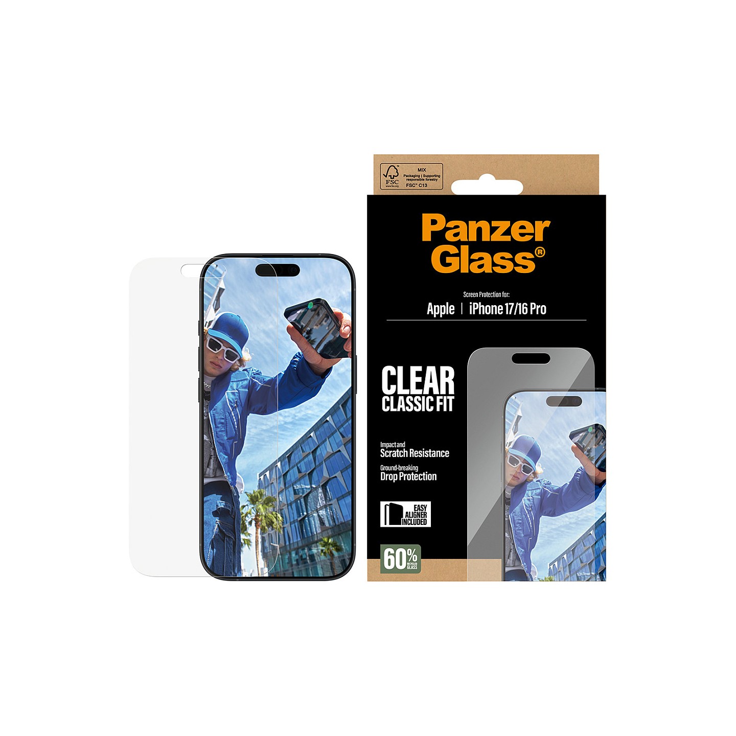 PanzerGlass Schutzglas iPhone 17 16 Pro CF — Buy in Cyprus with Fast Delivery