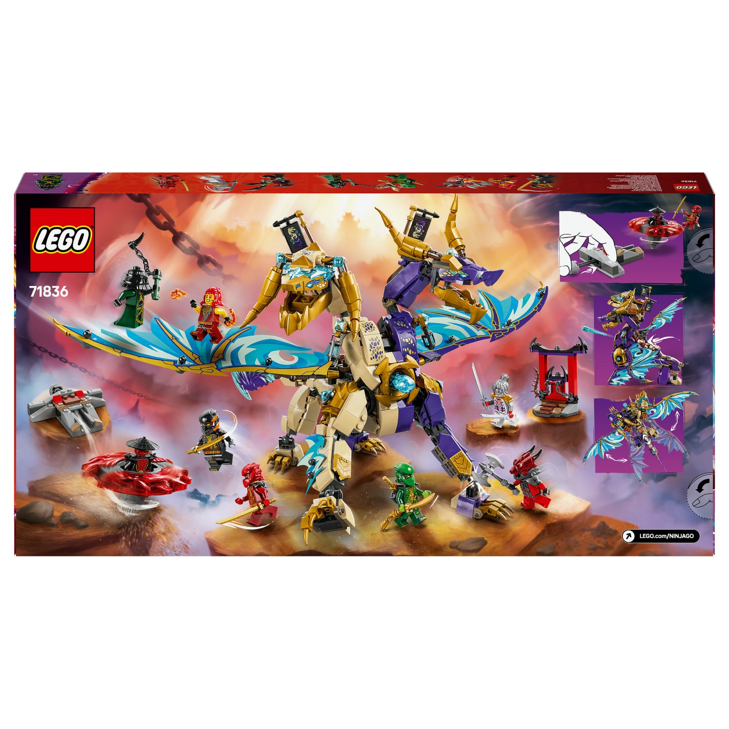 LEGO 71836 Ninjago Lichtbogendrache — Buy in Cyprus with Fast Delivery