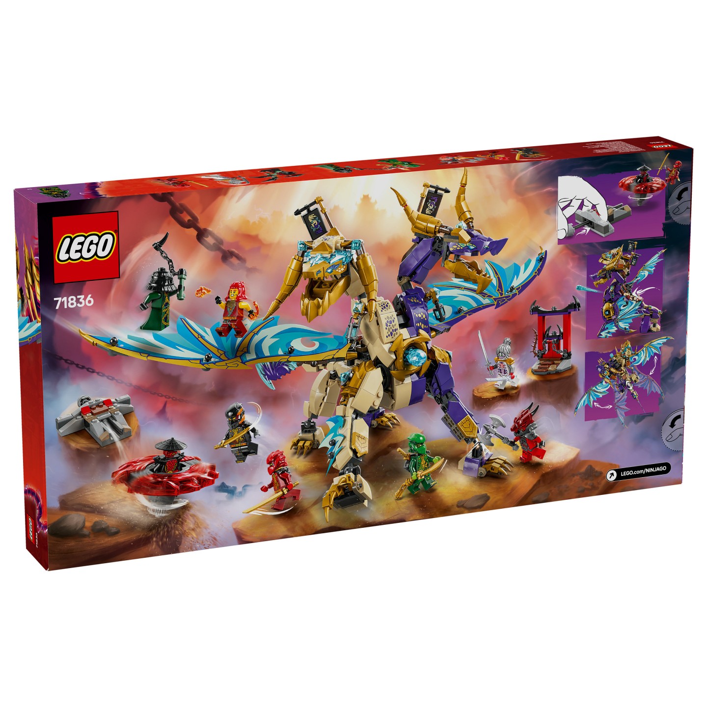 LEGO 71836 Ninjago Lichtbogendrache — Buy in Cyprus with Fast Delivery