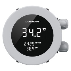 K COUGAR CPU Wasserkühlung Poseidon Vistek 360. ARGB. Weiß — Buy in Cyprus with Fast Delivery