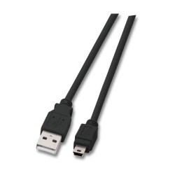 EFB USB2.0 Kabel A-Mini B (5polig).St.-St..0.5m.sw.Classic — Buy in Cyprus with Fast Delivery