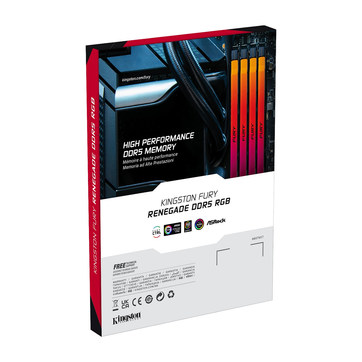 KINGSTON 48GB 6400MT s DDR5 CL32 DIMM FURY Renegade RGB XMP — Buy in Cyprus with Fast Delivery