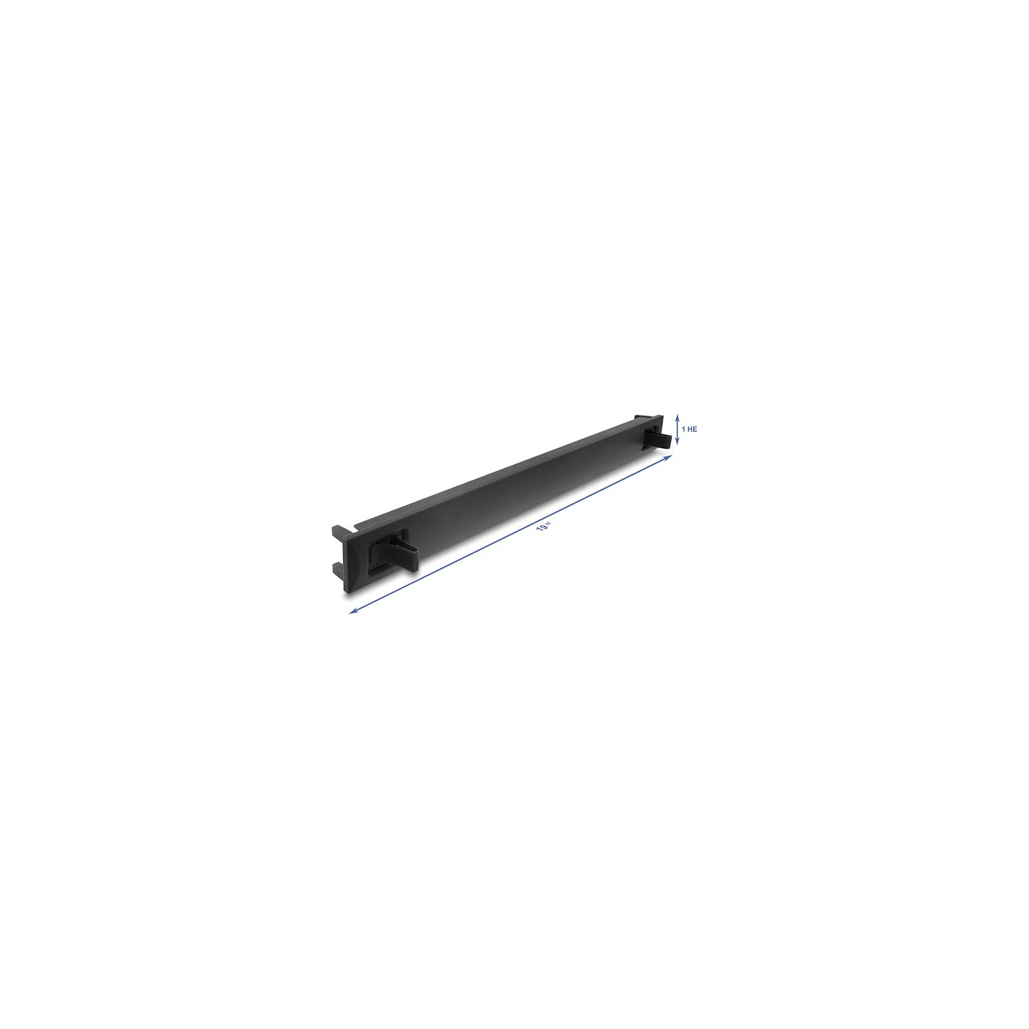 19? 1 HE Blindpanel ABS Kunststoff mit Einrastfunktion (Snap-In) schwarz — Buy in Cyprus with Fast Delivery