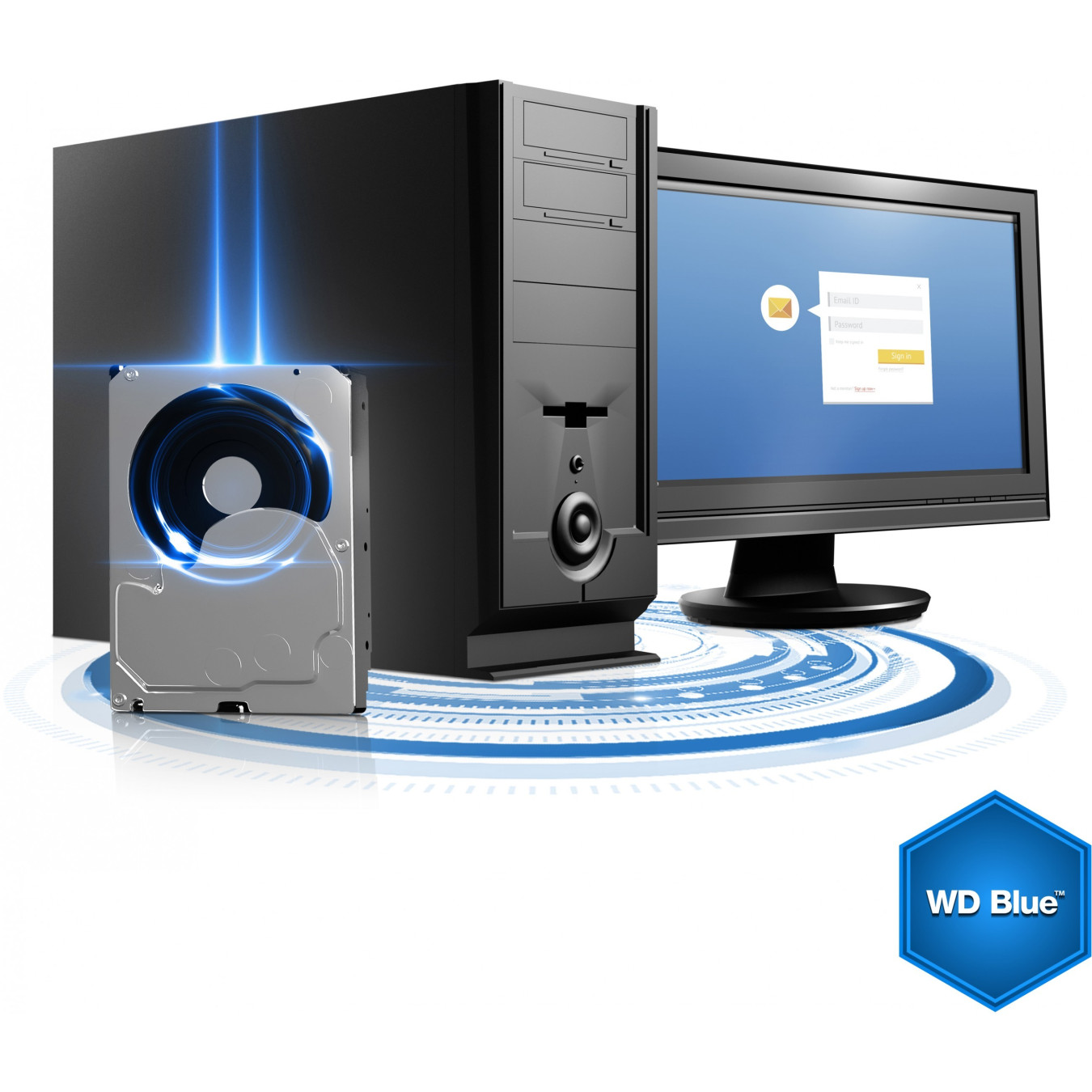 Western Digital Blue 500GB HDD - WD5000AZLX - 3.5" SATA III, 7200 RPM, 32MB Cache — Buy in Cyprus with Fast Delivery