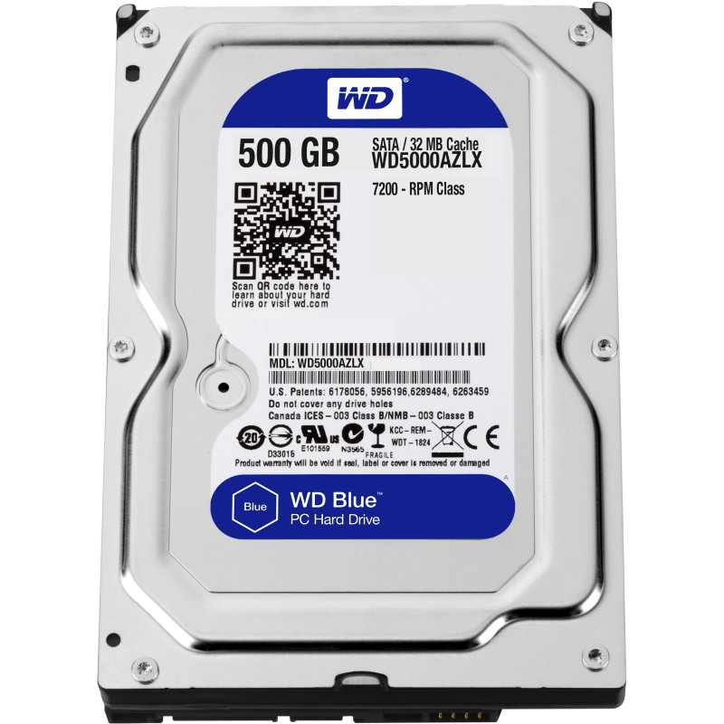 Buy Western Digital Blue 500GB HDD - WD5000AZLX - 3.5" SATA III, 7200 RPM, 32MB ... in Cyprus, Nicosia, Limassol, Larnaka, Pafos