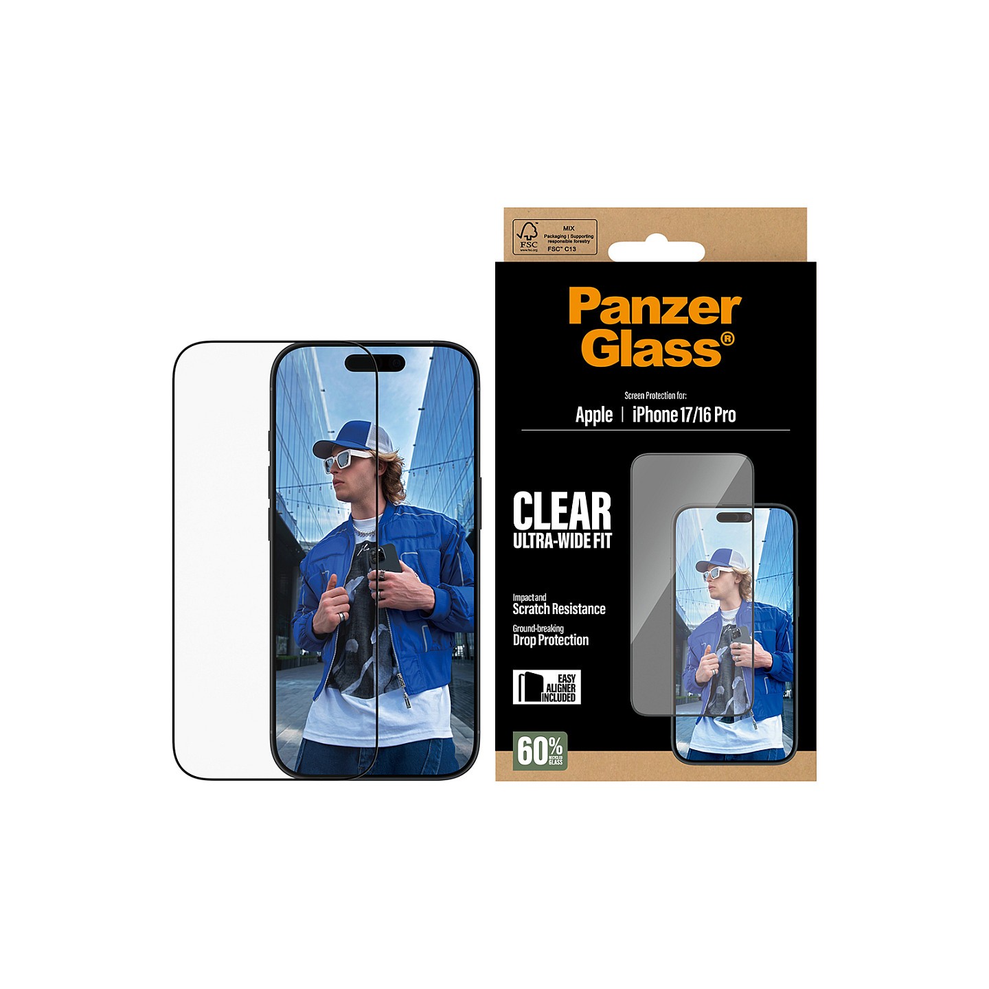 PanzerGlass Schutzglas iPhone 17 16 Pro UWF — Buy in Cyprus with Fast Delivery
